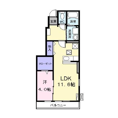 ソレイユ　Ｎ 101【管理NO：1-015809701-01010】 ★家具家電は申し込み後に搬入しますの外観画像
