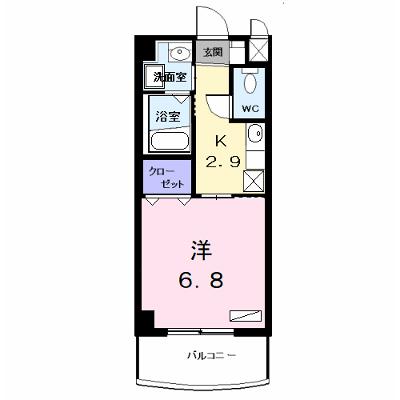 プラシード幸 202【管理NO：1-011463001-02020】 ★家具家電は申し込み後に搬入します★の外観画像
