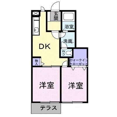 ローズデール 102【管理NO：1-007782501-01020】 ★家具家電は申し込み後に搬入します 2026年08月中旬入居可能の外観画像