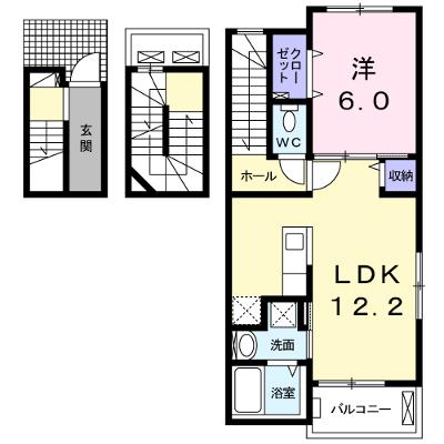 ロジェ 301【管理NO：1-024350501-03010】 ★家具家電は申し込み後に搬入します 2026年08月中旬入居可能の外観画像