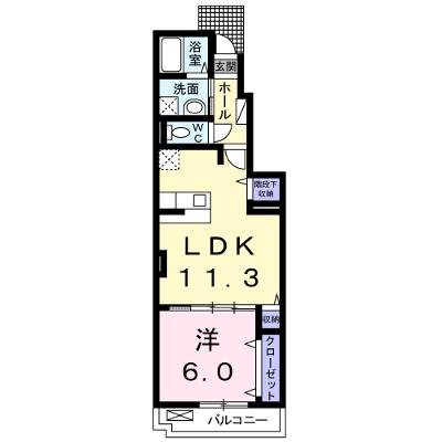 メゾン　フェリジータⅡ 103【管理NO：1-019330801-01030】 ★家具家電は申し込み後に搬入しますの外観画像