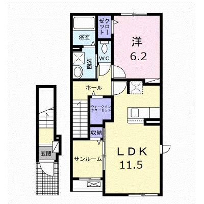 ステラＫ 205【管理NO：1-027534701-02040】 ★家具家電は申し込み後に搬入します 2026年08月下旬入居可能の外観画像