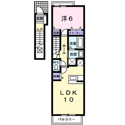 トゥインクル 201【管理NO：1-016132601-02010】 ★家具家電は申し込み後に搬入します★の外観画像