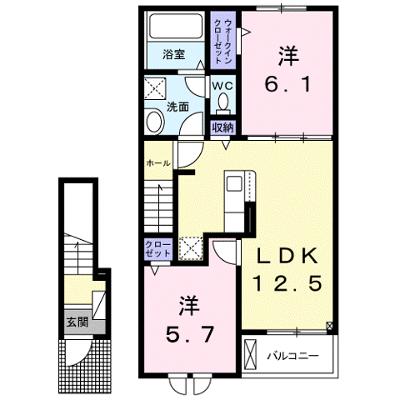 グランド　ソレイユ 204【管理NO：1-028713201-02040】 ★家具家電は申し込み後に搬入します 2027年01月下旬入居可能の外観画像
