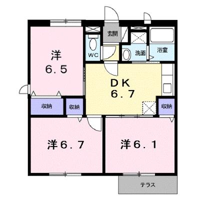 サン・リヴィエール 104【管理NO：1-009356601-01040】 ★家具家電は申し込み後に搬入します 2026年08月上旬入居可能の外観画像