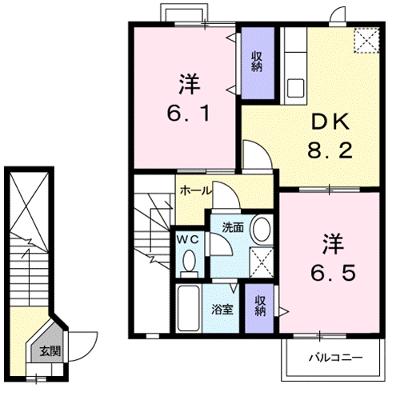 アウローラＡ 204【管理NO：1-007999901-02040】 ★家具家電は申し込み後に搬入します 2026年08月上旬入居可能の外観画像