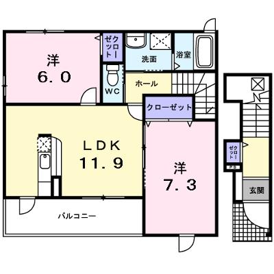 メゾンミッテ２番館 201【管理NO：1-016553702-02010】 ★家具家電は申し込み後に搬入します 2026年08月下旬入居可能の外観画像