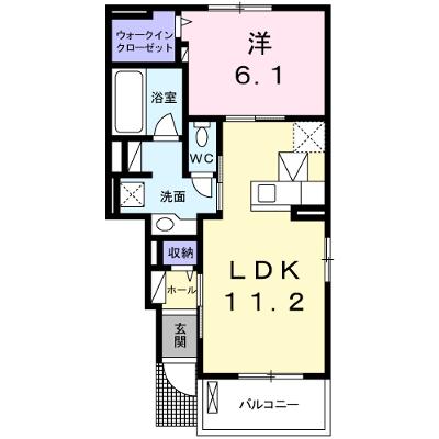 プロムナード弐番館 103【管理NO：1-020719902-01030】 ★家具家電は申し込み後に搬入しますの外観画像