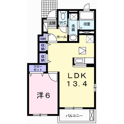 ラ・セレサＡ 101【管理NO：1-017623201-01010】 ★家具家電は申し込み後に搬入します★の外観画像