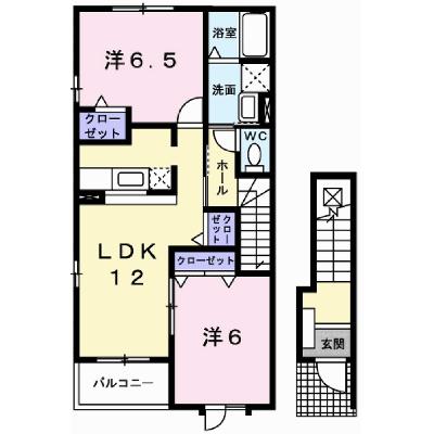 アウローラ 201【管理NO：1-014168801-02010】 ★家具家電は申し込み後に搬入します★の外観画像