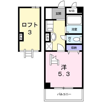 ル・ヴァン・アヴニール 107【管理NO：1-009574301-01070】 ★家具家電は申し込み後に搬入します★の外観画像