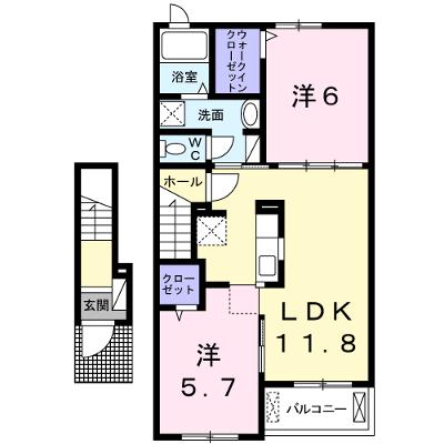 グランデール興浜Ⅲ 204【管理NO：1-025365401-02040】 ★家具家電は申し込み後に搬入します 2026年08月下旬入居可能の外観画像