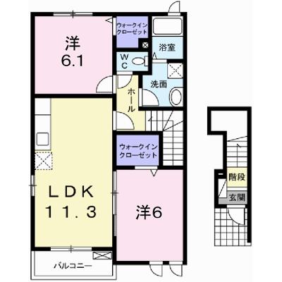 ピクシーズタウンⅠ 201【管理NO：1-016202401-02010】 ★家具家電は申し込み後に搬入します★の外観画像
