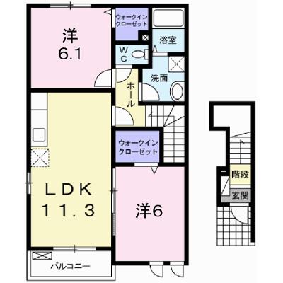 ノース　カレントⅤ 201【管理NO：1-016712701-02010】 ★家具家電は申し込み後に搬入します★の外観画像