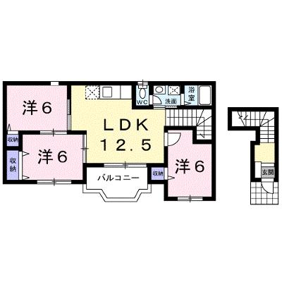 ジェルメ 203【管理NO：1-011957001-02030】 ★家具家電は申し込み後に搬入します 2026年08月中旬入居可能の外観画像