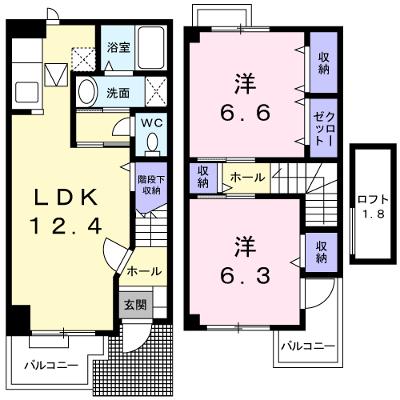 カサ　デ　フロール 101【管理NO：1-011610801-01010】 ★家具家電は申し込み後に搬入します★ ★2026年09月中旬入居可能★の外観画像
