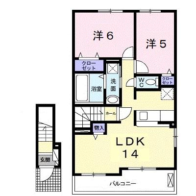サン　ベル　Ⅰ 205【管理NO：1-024867001-02040】 ★家具家電は申し込み後に搬入します★の外観画像