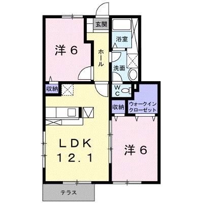 プリムヴェールⅠ 103【管理NO：1-010124701-01030】 ★家具家電は申し込み後に搬入します★の外観画像
