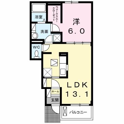 エヴェリーナⅢ 103【管理NO：1-021908401-01030】 ★家具家電は申し込み後に搬入します★の外観画像