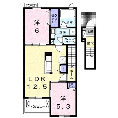 フレスクーラＤ 202【管理NO：1-022436501-02020】 ★家具家電は申し込み後に搬入します 2026年08月下旬入居可能の外観画像