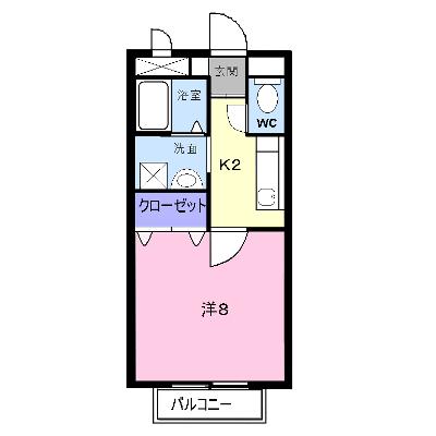 ディメイン小池 205【管理NO：1-010054901-02040】 ★家具家電は申し込み後に搬入します★の外観画像