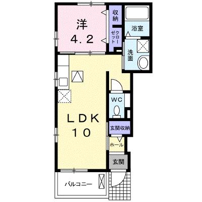 アメジスト 101【管理NO：1-018580201-01010】 ★家具家電は申し込み後に搬入します★の外観画像