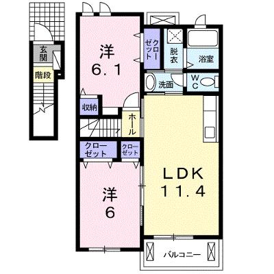 ソレアード　ノイ 205【管理NO：1-016703801-02040】 ★家具家電は申し込み後に搬入します★の外観画像