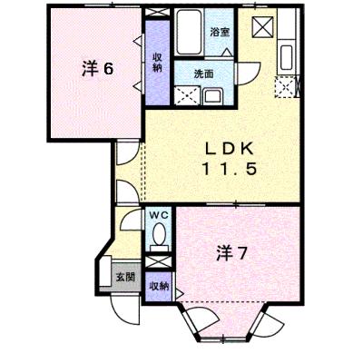 トゥ－・ル・モンドＢ 103【管理NO：1-010171002-01030】 ★家具家電は申し込み後に搬入します★の外観画像