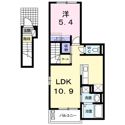 フランベル 204【管理NO：1-019958201-02040】 ★家具家電は申し込み後に搬入します★の外観画像