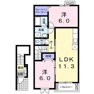 アルバフラン　Ｃ 203【管理NO：1-016358401-02030】 ★家具家電は申し込み後に搬入します★ ★2026年08月下旬入居可能★の外観画像
