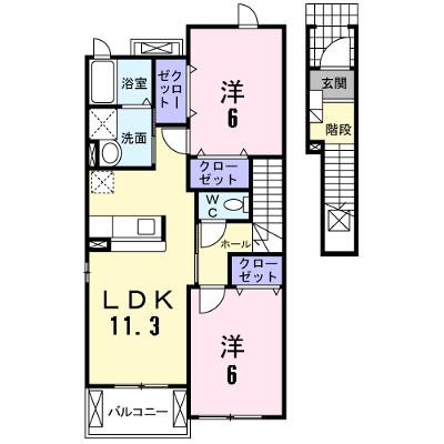 ペアセロベＡ 205【管理NO：1-014125701-02050】 ★家具家電は申し込み後に搬入します 2026年08月上旬入居可能の外観画像