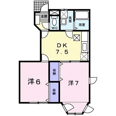 ダンデライオンＡ 101【管理NO：1-011788901-01010】 ★家具家電は申し込み後に搬入します 2026年08月下旬入居可能の外観画像