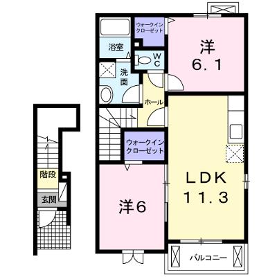 セレーノ洞海 205【管理NO：1-017034101-02040】 ★家具家電は申し込み後に搬入します★ ★2026年12月中旬入居可能★の外観画像