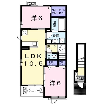シャルム　エトワール　Ⅱ 201【管理NO：1-024471502-02010】 ★家具家電は申し込み後に搬入します 2026年07月下旬入居可能の外観画像