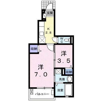 ラ・カーサ・フェリーチェ　Ⅱ 102【管理NO：1-022358702-01020】 ★家具家電は申し込み後に搬入します 2026年07月下旬入居可能の外観画像
