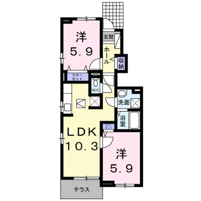 メゾンド・髙橋Ⅱ 103【管理NO：1-019733501-01030】 ★家具家電は申し込み後に搬入します 2026年08月下旬入居可能の外観画像