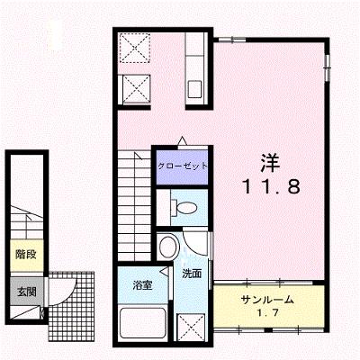 カレント・レジデンスⅡ 203【管理NO：1-021233001-02030】 ★家具家電は申し込み後に搬入します 2026年08月中旬入居可能の外観画像