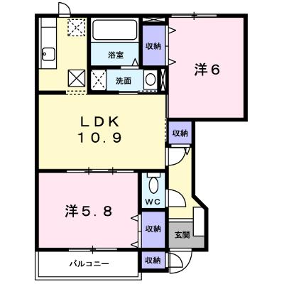 セゾン・グラシューⅠ 104【管理NO：1-010944501-01040】 ★家具家電は申し込み後に搬入します★ ★2026年08月下旬入居可能★の外観画像