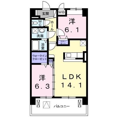 グランドソレーユ三ツ池公園 202【管理NO：1-019596601-02020】 ★家具家電は申し込み後に搬入します 2026年08月上旬入居可能の外観画像