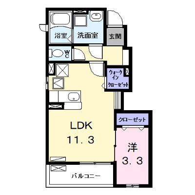 花水木 102【管理NO：1-019221301-01020】 ★家具家電は申し込み後に搬入しますの外観画像