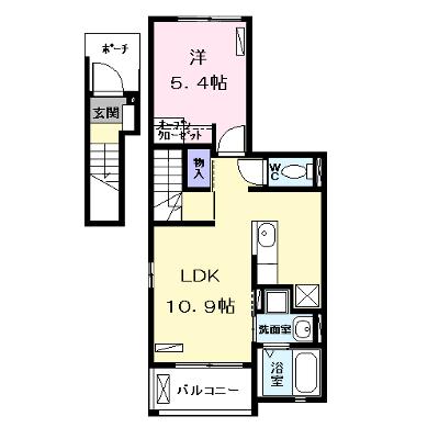 ＡＺガーデン・スクエアⅠ 202【管理NO：1-022614401-02020】 ★家具家電は申し込み後に搬入します★ ★2026年09月中旬入居可能★の外観画像