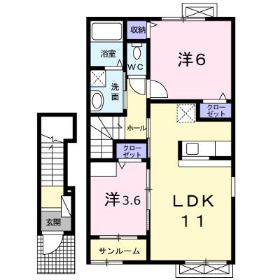 モデルノ　カステロ　ドゥーエ 203【管理NO：1-017260201-02030】 ★家具家電は申し込み後に搬入します 2026年08月中旬入居可能の外観画像