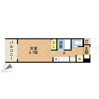 さくらす中洲川端37【呉服町駅至近・スーパー、コンビニ近く】の物件写真6
