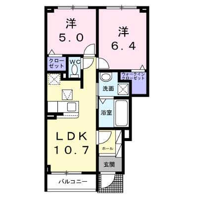 プレッソ高崎Ｂ 102【管理NO：1-027964702-01020】 ★家具家電は申し込み後に搬入しますの外観画像