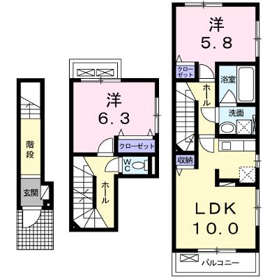 アウローラ・Ｍ 202【管理NO：1-020791801-02020】 ★家具家電は申し込み後に搬入します 2026年09月中旬入居可能の外観画像