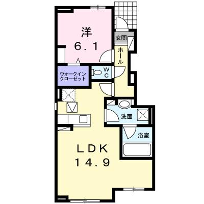 フォレスト　Ⅱ 103【管理NO：1-023070102-01030】 ★家具家電は申し込み後に搬入します★ ★2026年09月上旬入居可能★の外観画像