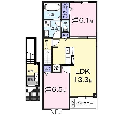 ホーホ　ブリュッケ　Ⅱ 204【管理NO：1-026690902-02040】 ★家具家電は申し込み後に搬入します★ ★2026年08月下旬入居可能★の外観画像