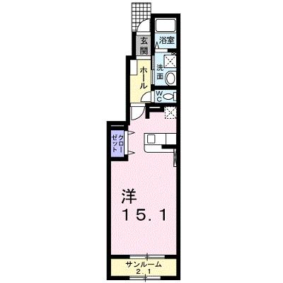 セレノⅢ 104【管理NO：1-019809903-01040】 ★家具家電は申し込み後に搬入します 2026年07月下旬入居可能の外観画像