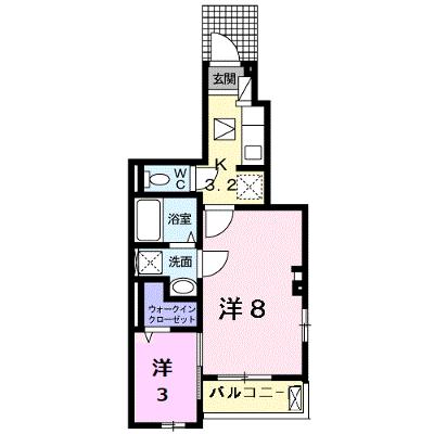 リアーレⅡ 101【管理NO：1-025111901-01010】 ★家具家電は申し込み後に搬入します 2026年08月中旬入居可能の外観画像