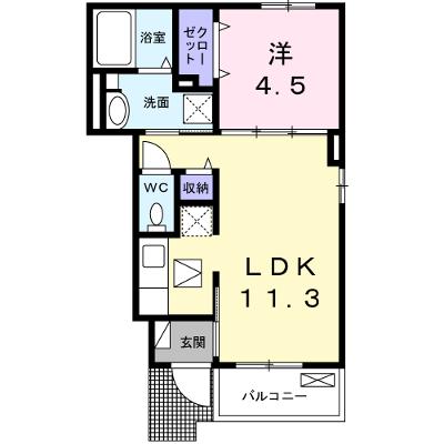葵館 106【管理NO：1-027666301-01050】 ★家具家電は申し込み後に搬入します 2026年09月中旬入居可能の外観画像